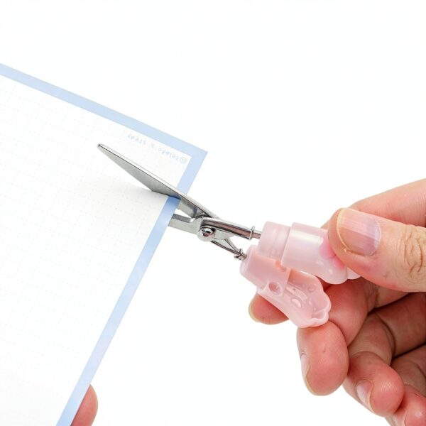 Calsgkspray Pink Cat Paw Scissors Stainless Steel Kawaii-4