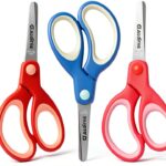 Asdirne Safety Scissors Right Handed Kids Stainless Steel-0