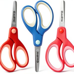 Asdirne Safety Scissors Right Handed Kids Stainless Steel-0