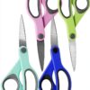 Asdirne Stainless Steel Scissors 4 Pack Kids School Supplies-0