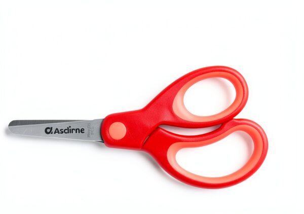 Asdirne Safety Scissors Right Handed Kids Stainless Steel-3