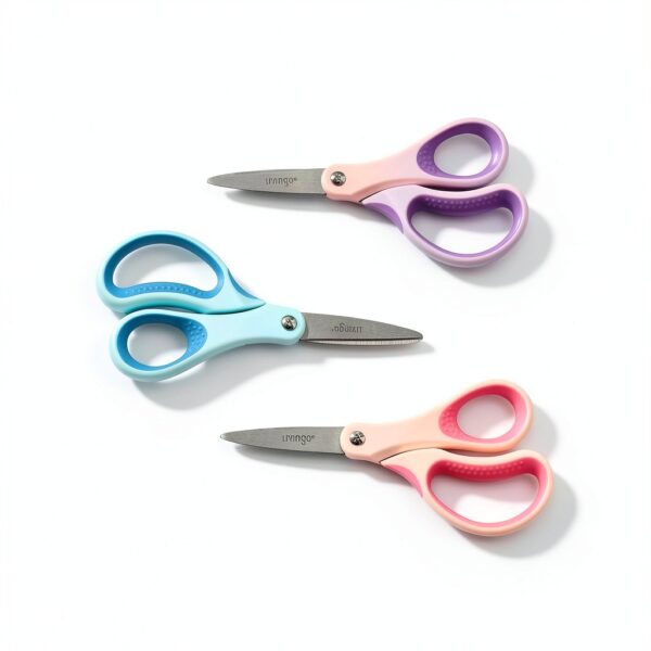 LIVINGO Kids Scissors Plastic Stainless Steel Safe Crafting-5