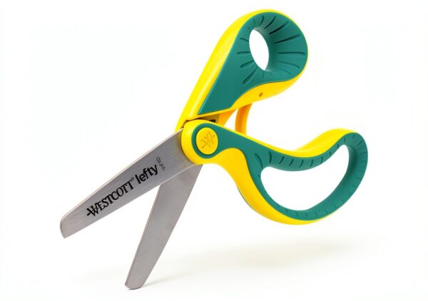 Westcott Left Handed Scissors Alloy Steel Blunt Tip Kids-1