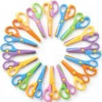 LovesTown Kids Safety Scissors Plastic Rounded Edge-0