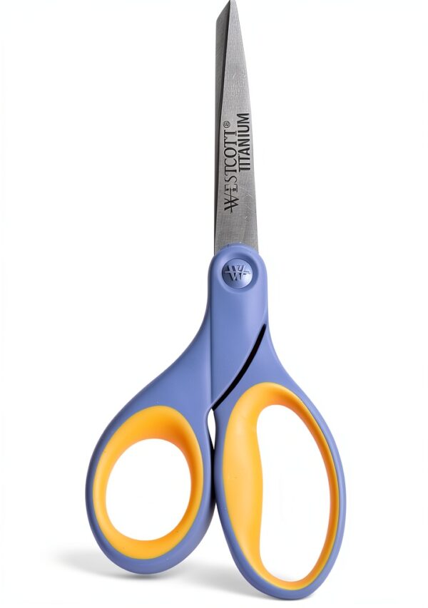 Westcott Left Hand Scissors Titanium Blade Ergonomic Handle-1