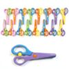 LovesTown Kids Safety Scissors Plastic Rounded Edge-1