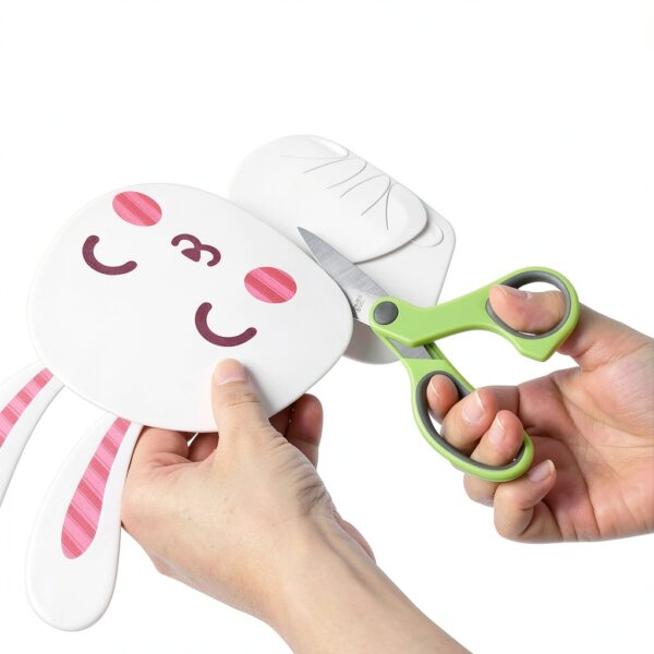 Asdirne Stainless Steel Scissors 4 Pack Kids School Supplies-1