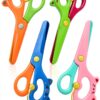 LovesTown Plastic Safety Scissors Kids Animal Design 4 Pack-0