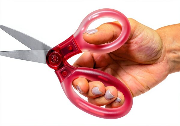 Westcott Scissors Stainless Steel Ambidextrous Red School-4