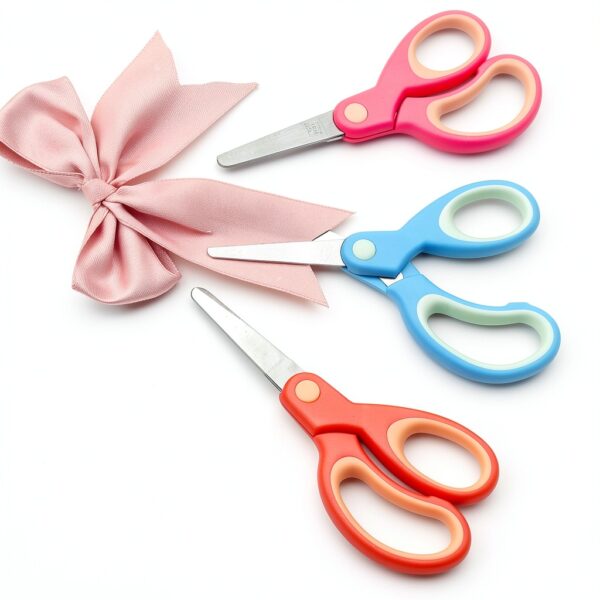 Asdirne Safety Scissors Right Handed Kids Stainless Steel-6