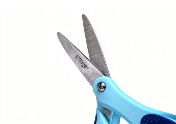 LIVINGO Kids Scissors Plastic Stainless Steel Safe Crafting-6