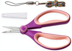 Westcott Scissors Stainless Steel Titanium Students Violet-0
