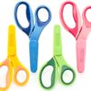 iBayam Kids Scissors Stainless Steel Blunt Tip 4 Pack-1