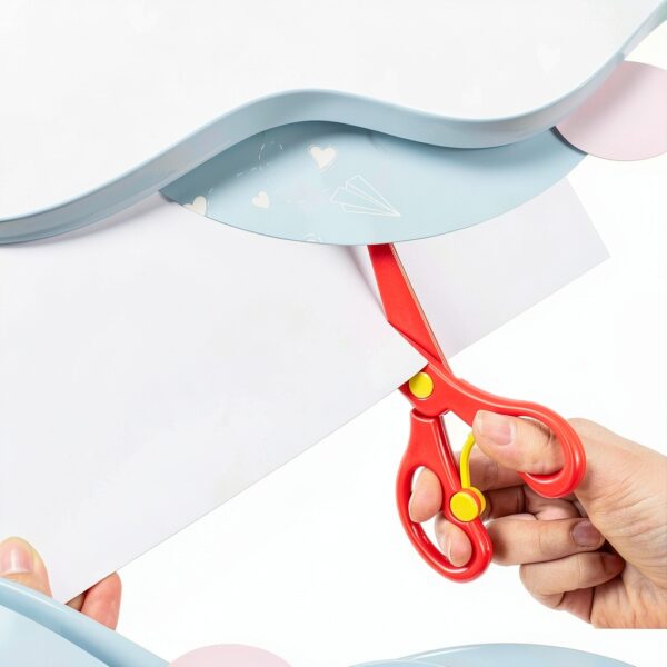 LovesTown Kids Safety Scissors 8 Pack Plastic Blades-4