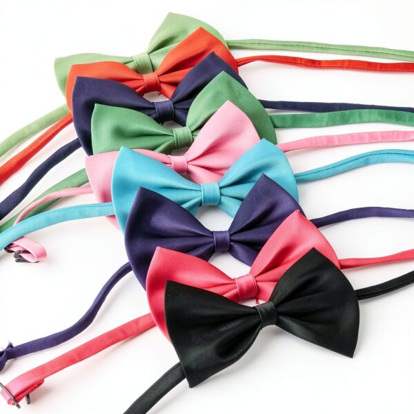 Boys Bow Ties Polyester Adjustable Pre-Tied Multi-Colored-2