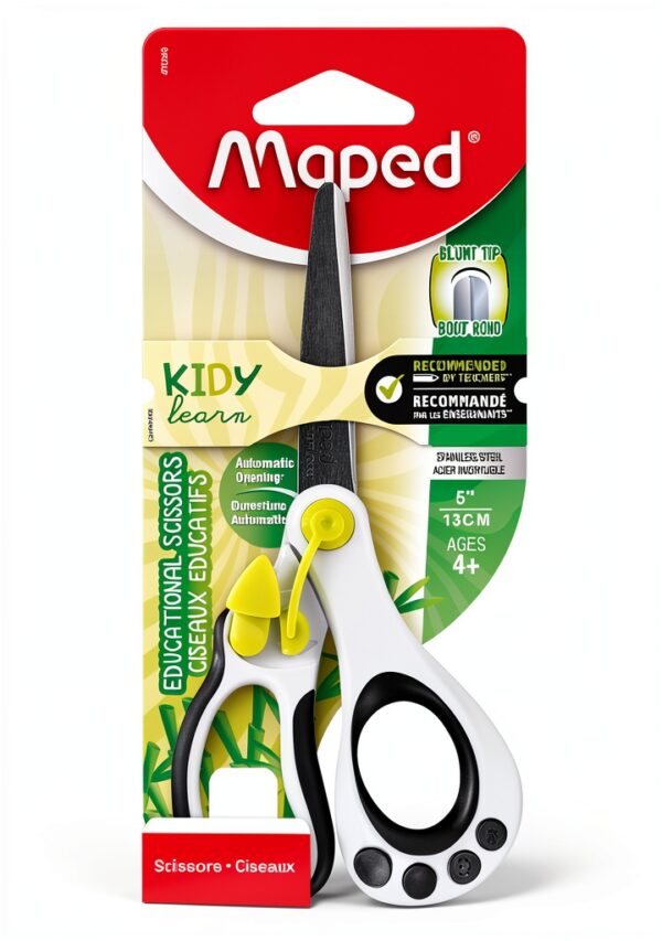 Maped Scissors Blunt Tip Stainless Steel Student Safety-0