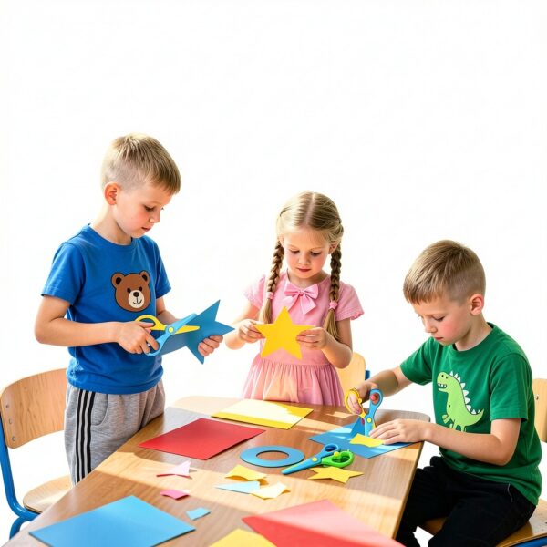 LovesTown Kids Safety Scissors Plastic Rounded Edge-6