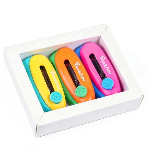 TrailFun Retractable Scissors Kids Safe Blunt Nib Design-6