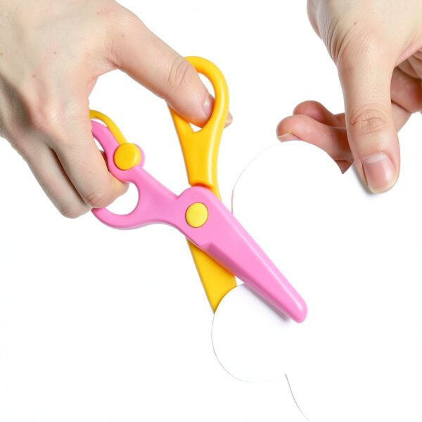 LovesTown Kids Safety Scissors Plastic Rounded Edge-5