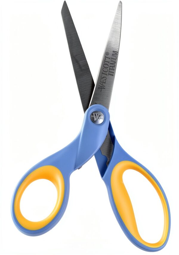 Westcott Left Hand Scissors Titanium Blade Ergonomic Handle-2