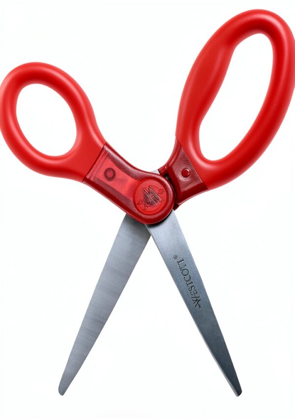 Westcott Scissors Stainless Steel Ambidextrous Red School-3