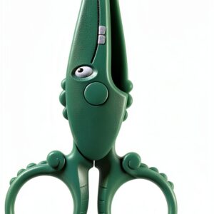 ASTARON Safety Scissors Crocodile Design Plastic Blades Kids-0