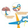 LovesTown Plastic Safety Scissors Kids Animal Design 4 Pack-4