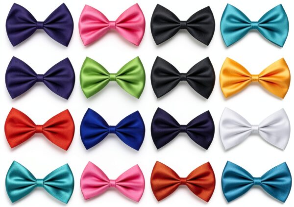 Boys Bow Ties Polyester Adjustable Pre-Tied Multi-Colored-0